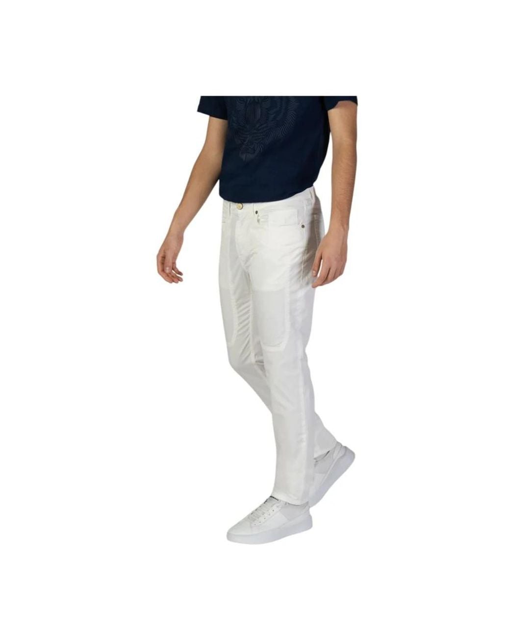 Jeckerson Blue Slim Fit Jeans for men