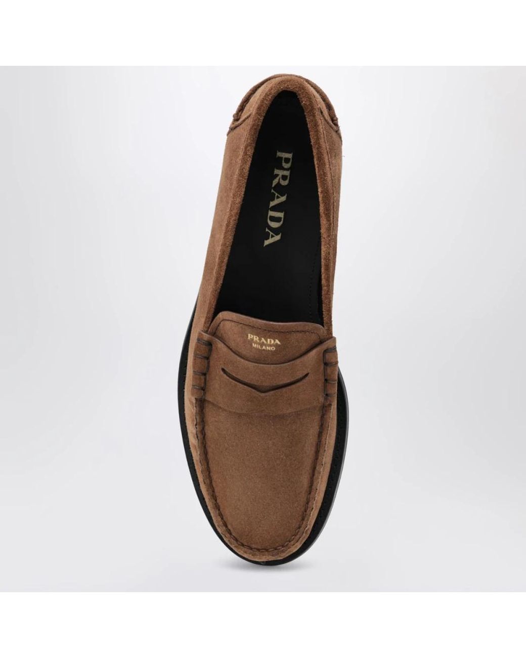 Prada Brown Loafers for men