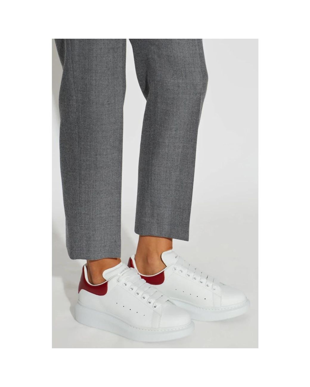 McQueen White Oversized Sneaker