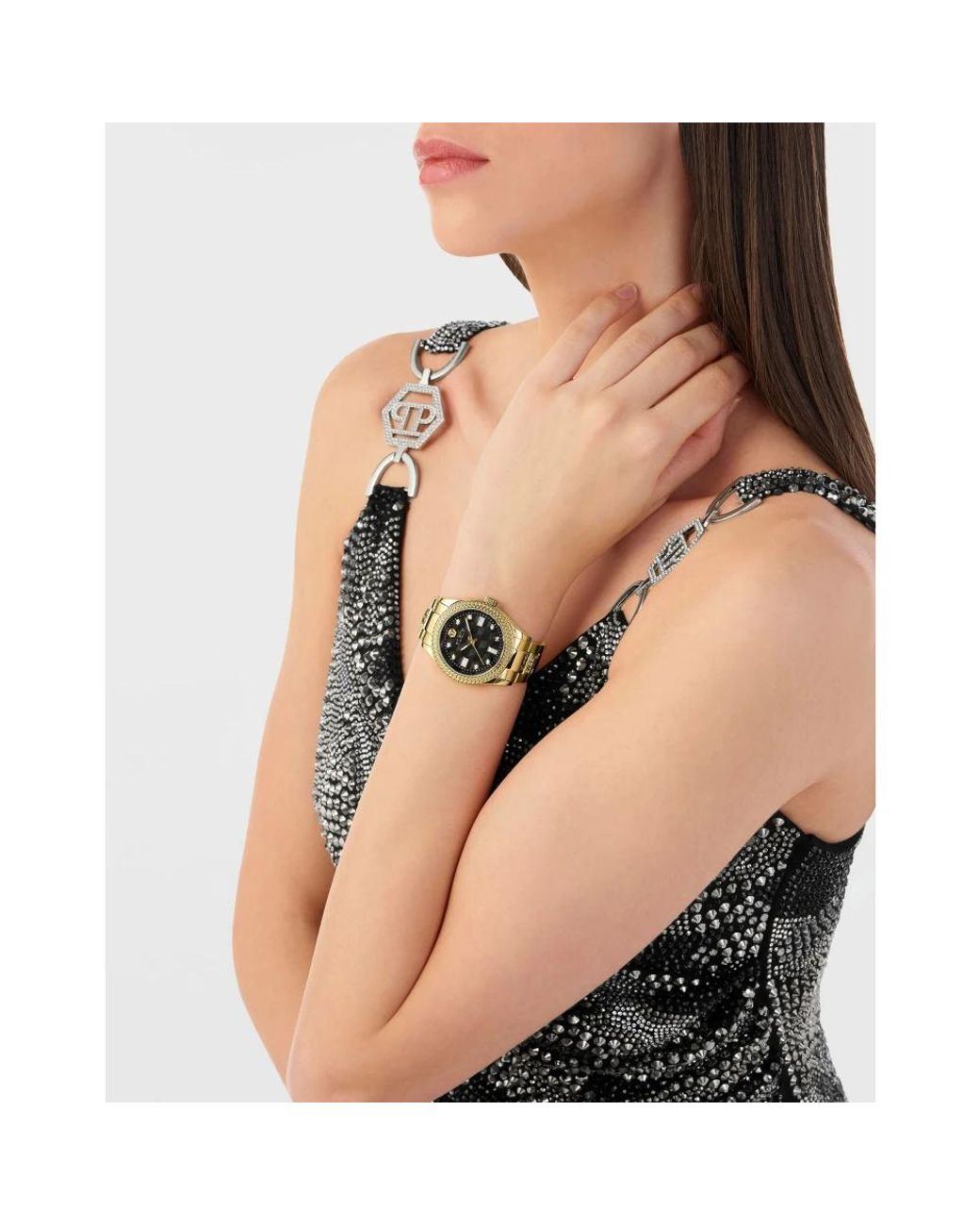 Philipp Plein Metallic Queen Watch