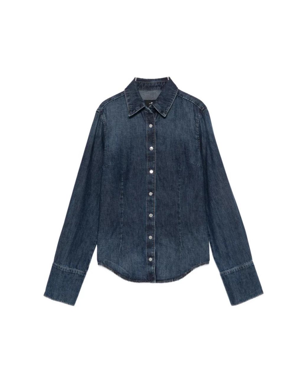 7 For All Mankind Blue Shirts