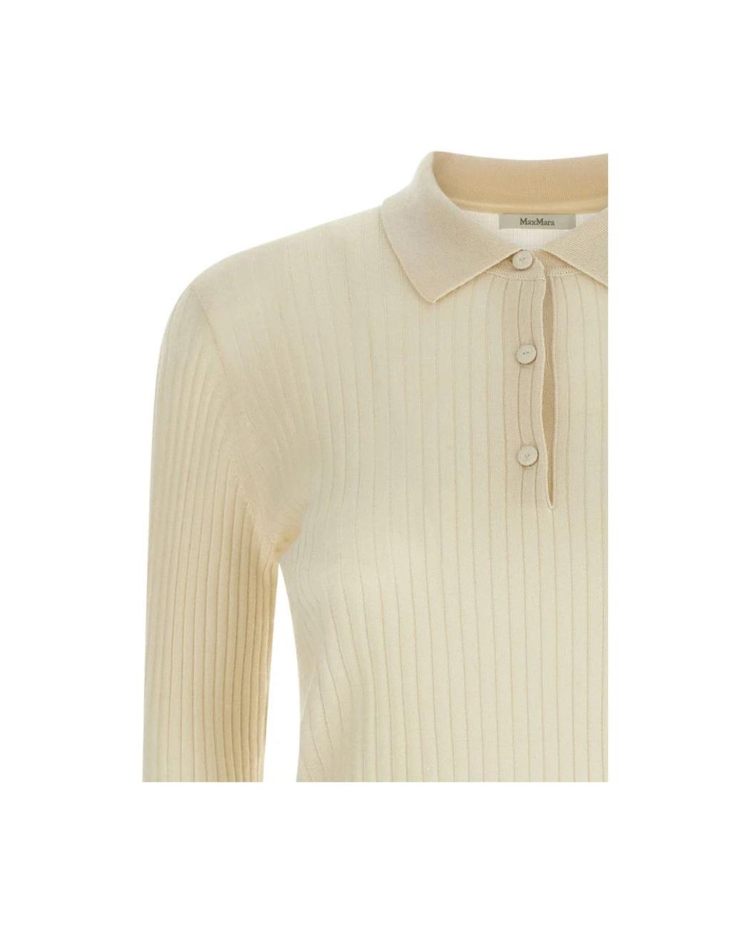 Max Mara White Cashmere Knitwear