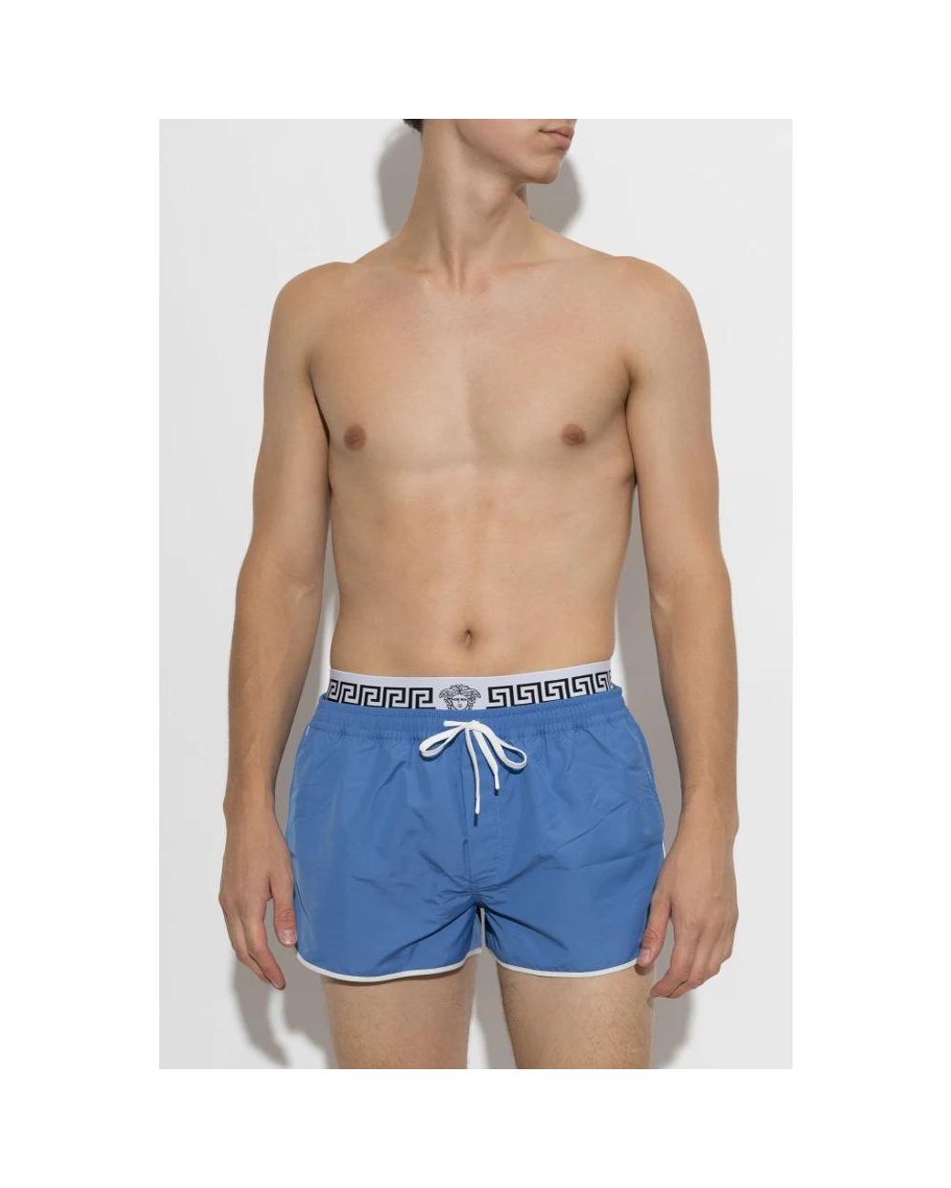 Beachwear Versace pour homme en coloris Blue