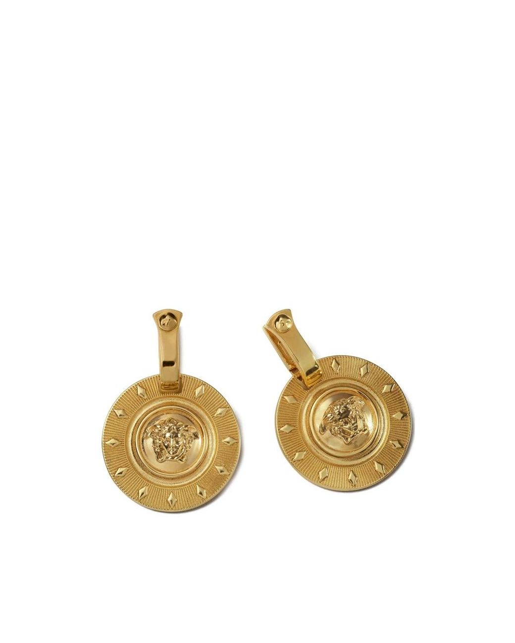 Versace Metallic Hängeohrringe