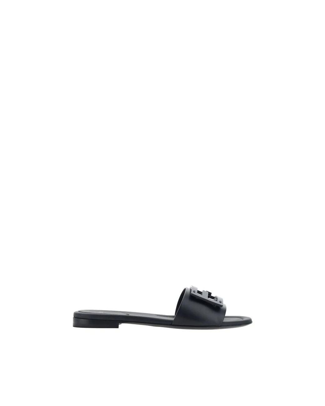 Fendi Black Sliders