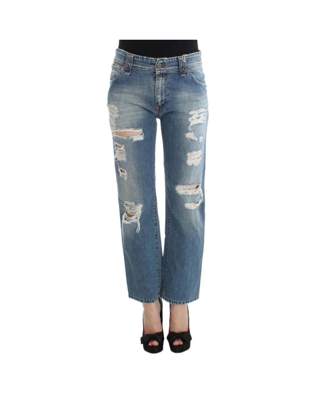 John Galliano Blue Straight Fit Jeans