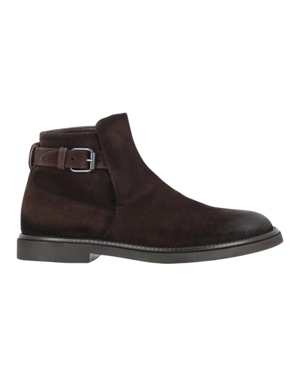 Alexander Hotto Brown Ankle Boots for men