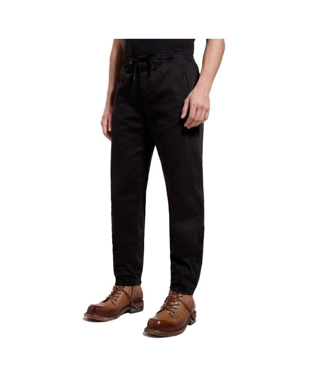 Bikkembergs Black Slim-Fit Trousers for men