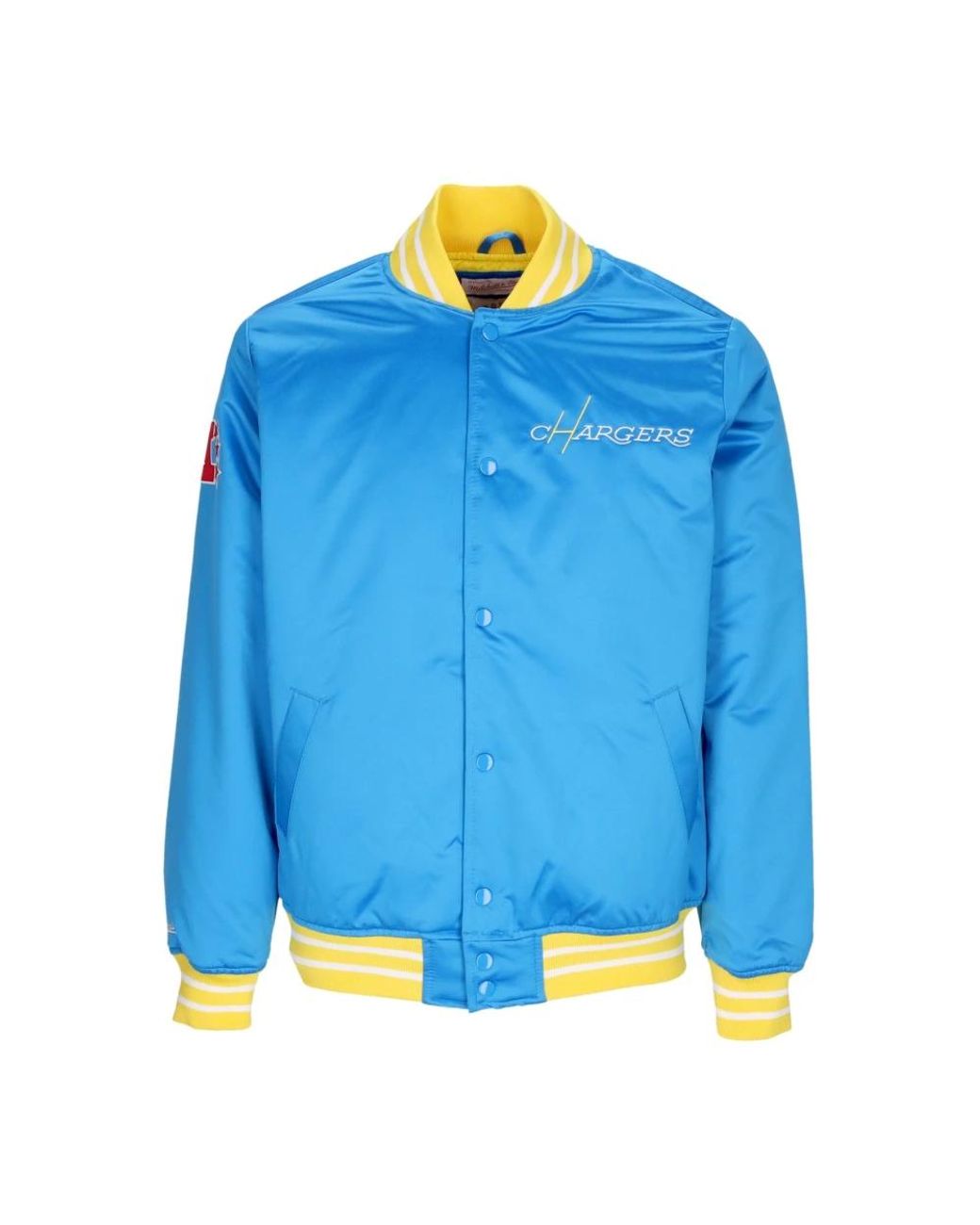Mitchell & Ness Blue Bomber Jackets for men