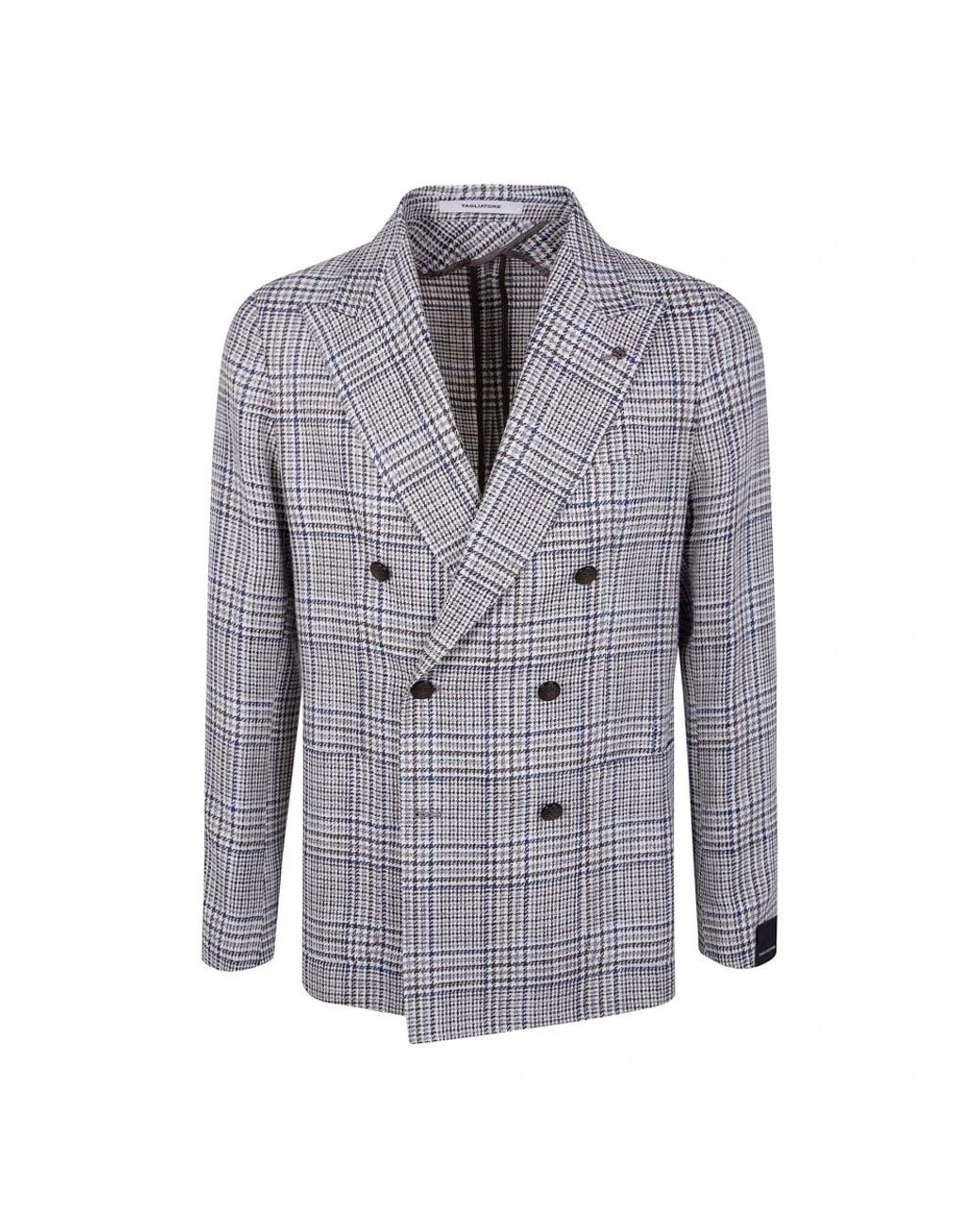 Tagliatore Gray Blazers for men