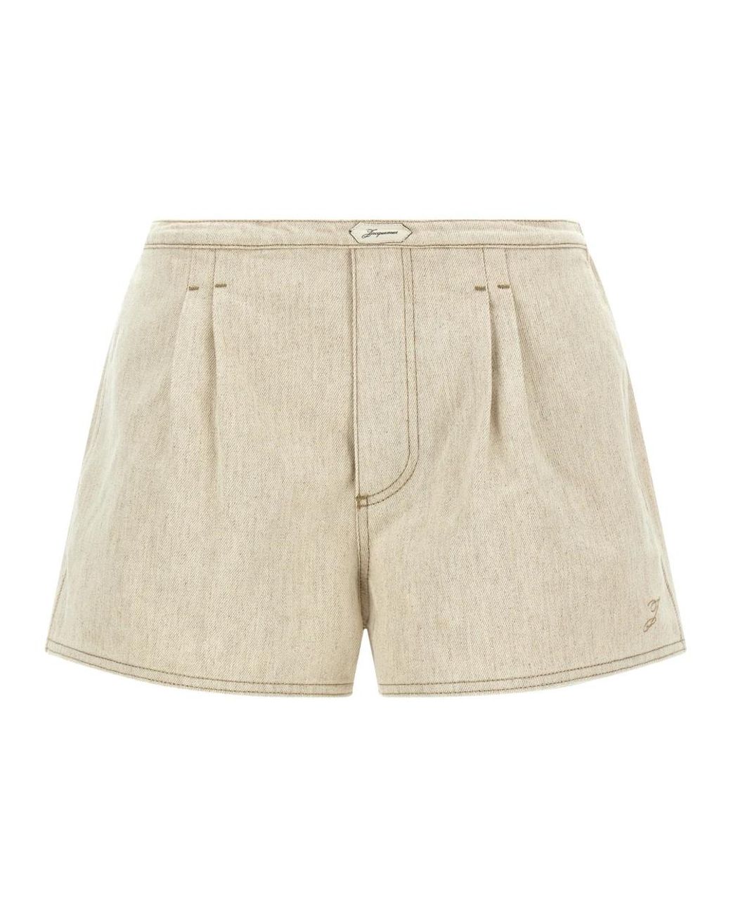 Jacquemus Natural Denim Shorts