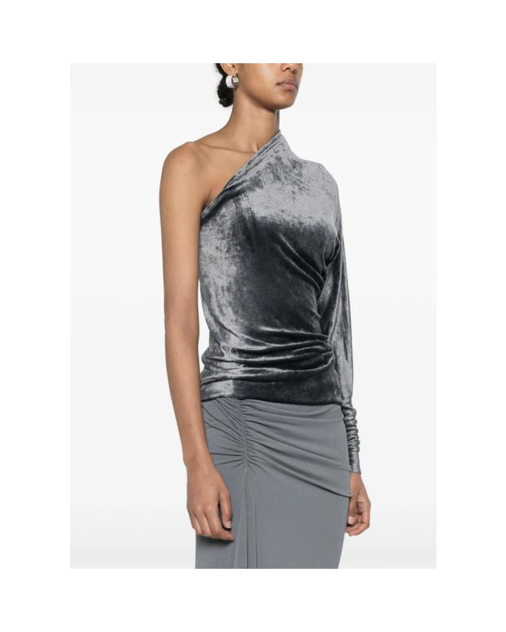 Rick Owens Gray Blouses