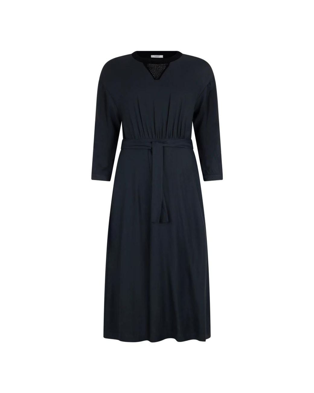 Peserico Blue Midi Dresses