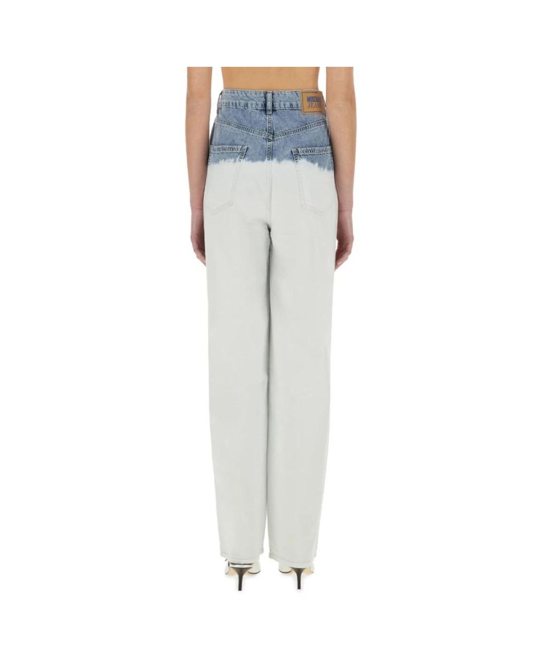 Moschino Blue Loose-Fit Jeans