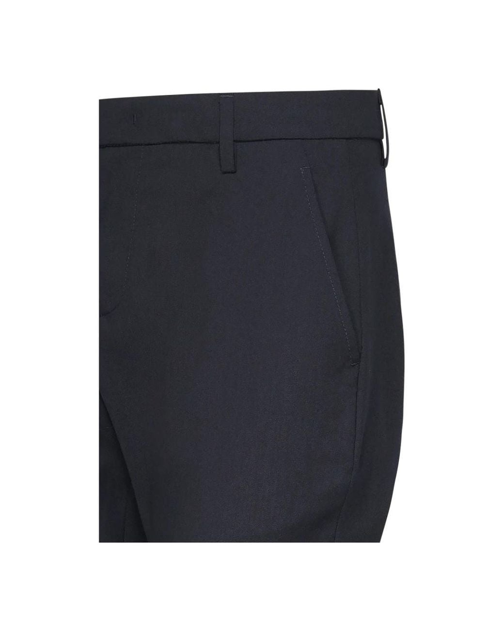 Dondup Blue Slim-Fit Trousers for men