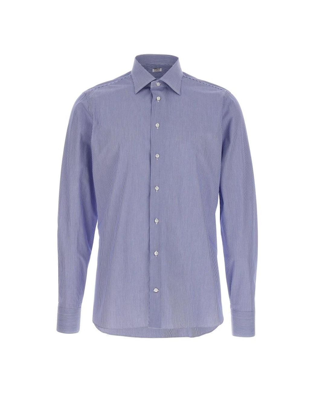 Borriello Blue Casual Shirts for men