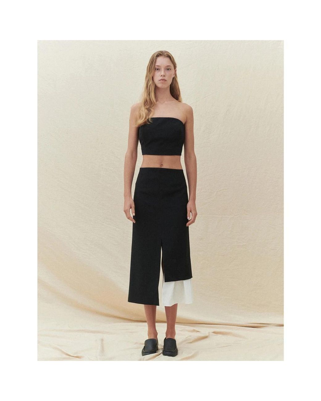 THE GARMENT Black Midi Skirts