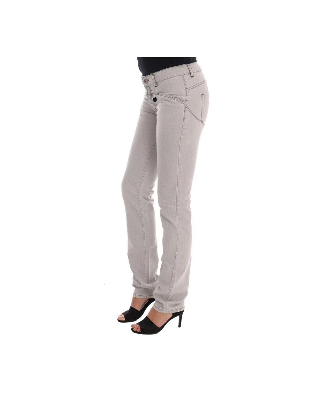 CoSTUME NATIONAL Gray Slim Fit Jeans