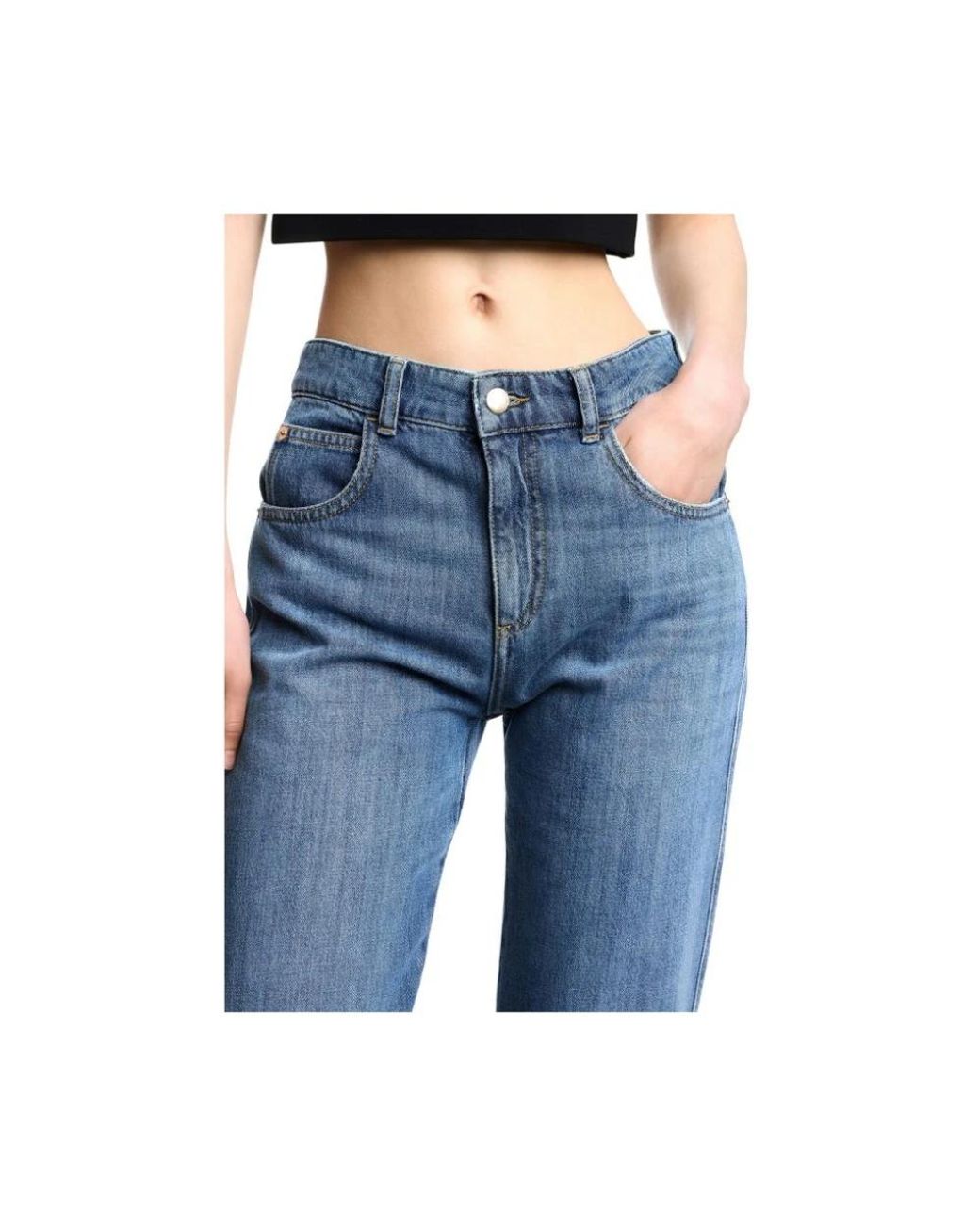 Emporio Armani Blue Straight Jeans