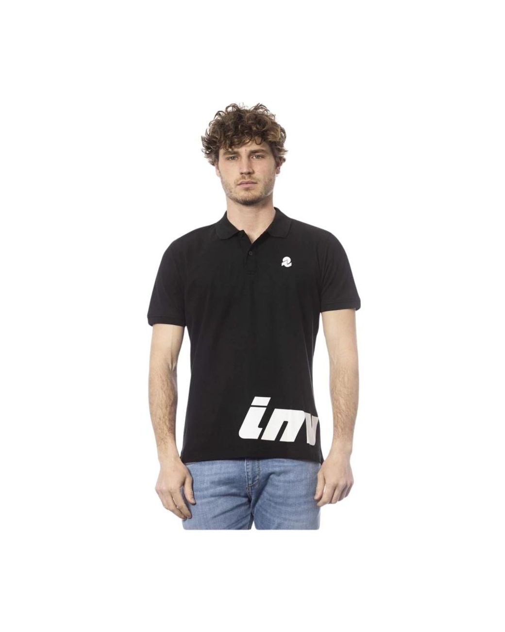 INVICTA WATCH Black Polo Shirts for men