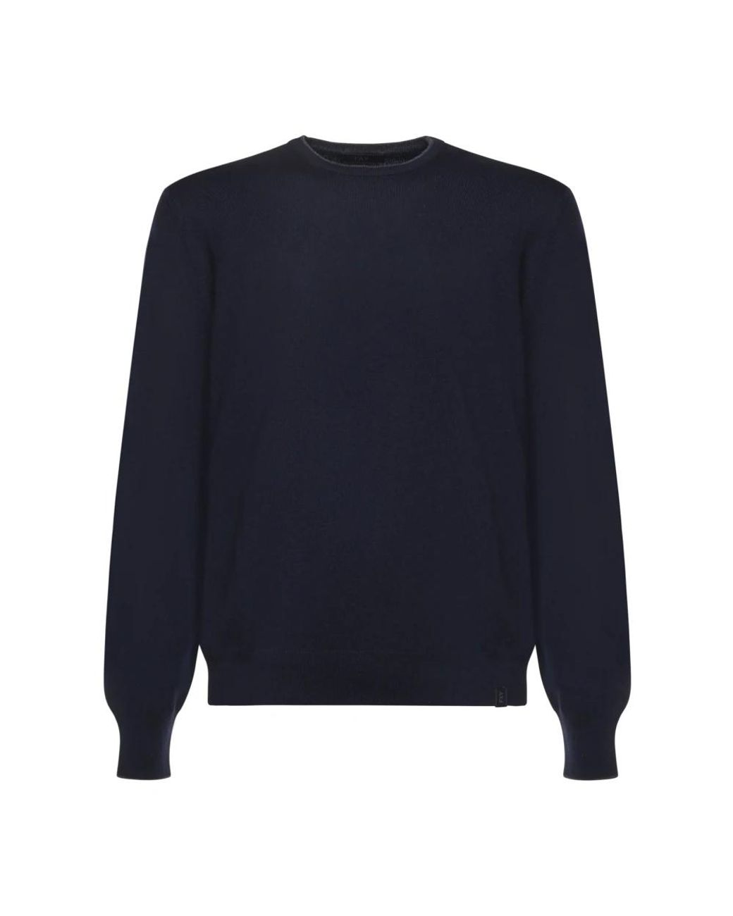 Fay Blue Round-Neck Knitwear for men