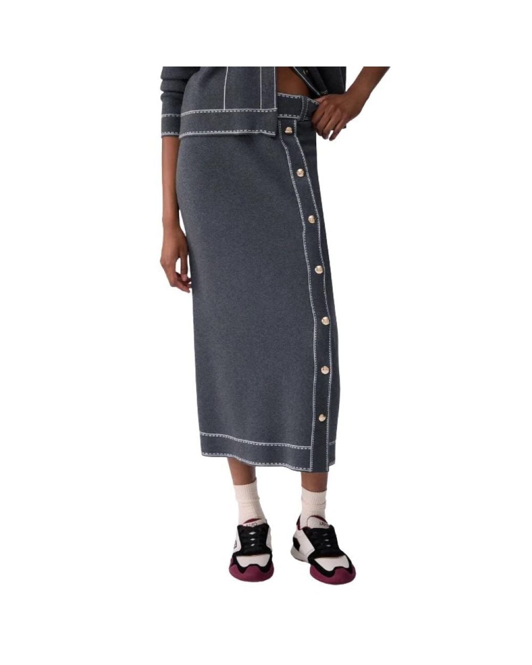 Liu Jo Blue Midi Skirts