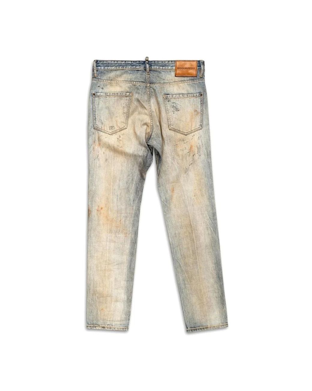 DSquared² Natural Straight Jeans for men