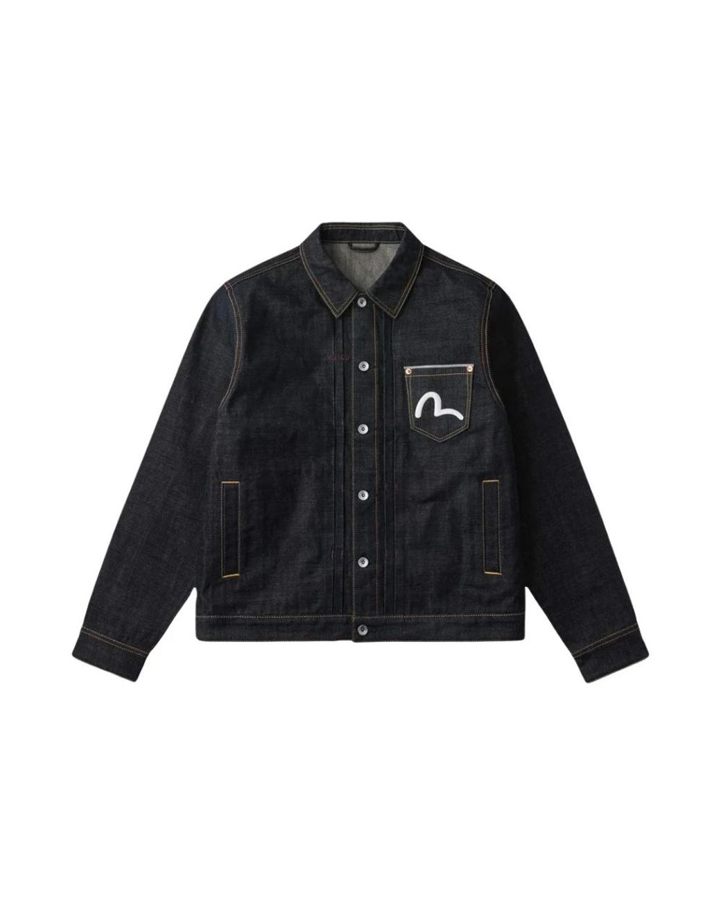 Evisu Blue Denim Jackets for men