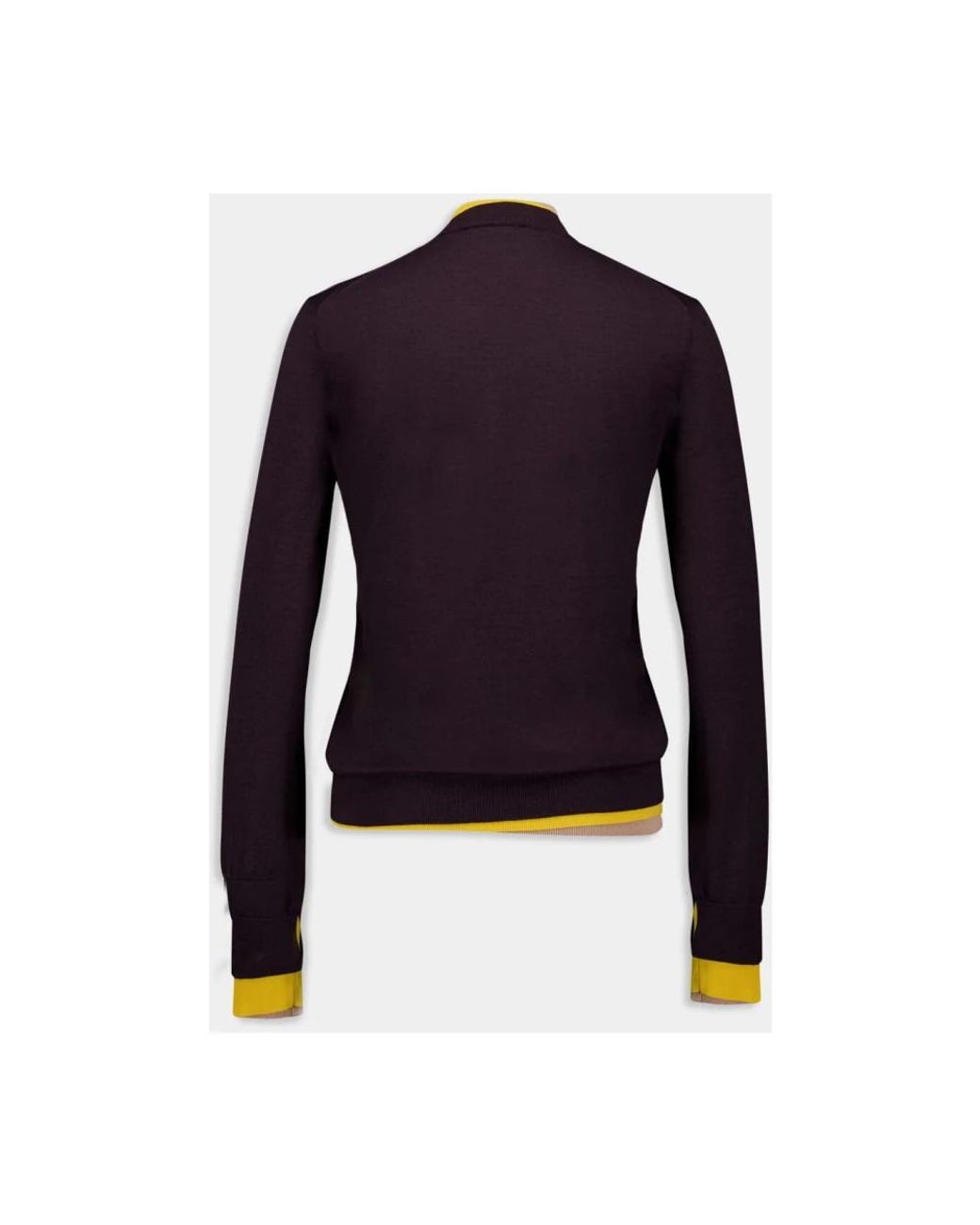 Fendi Blue Round-Neck Knitwear