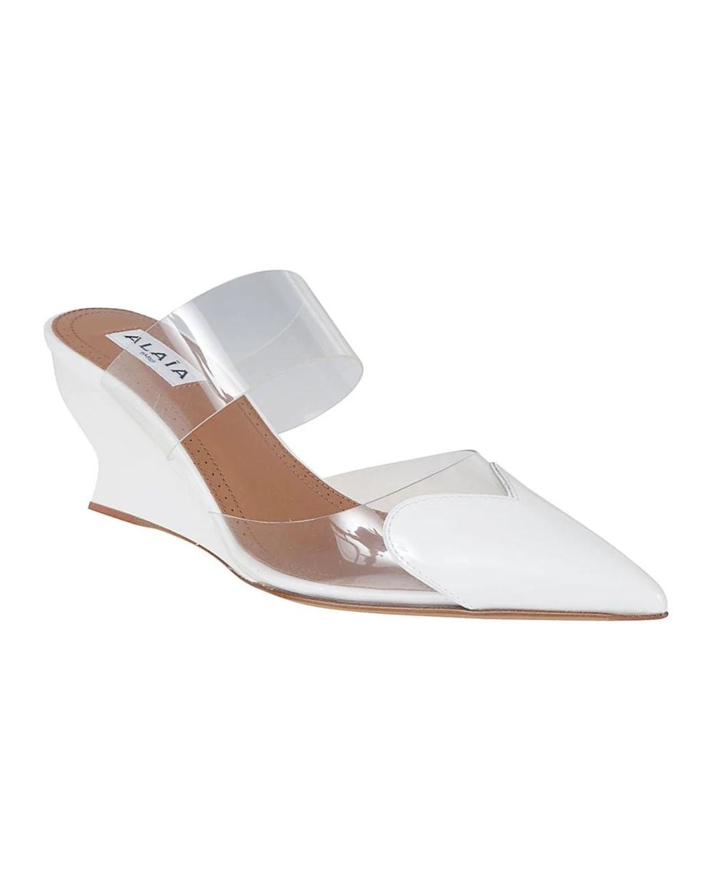 Alaïa White Wedges