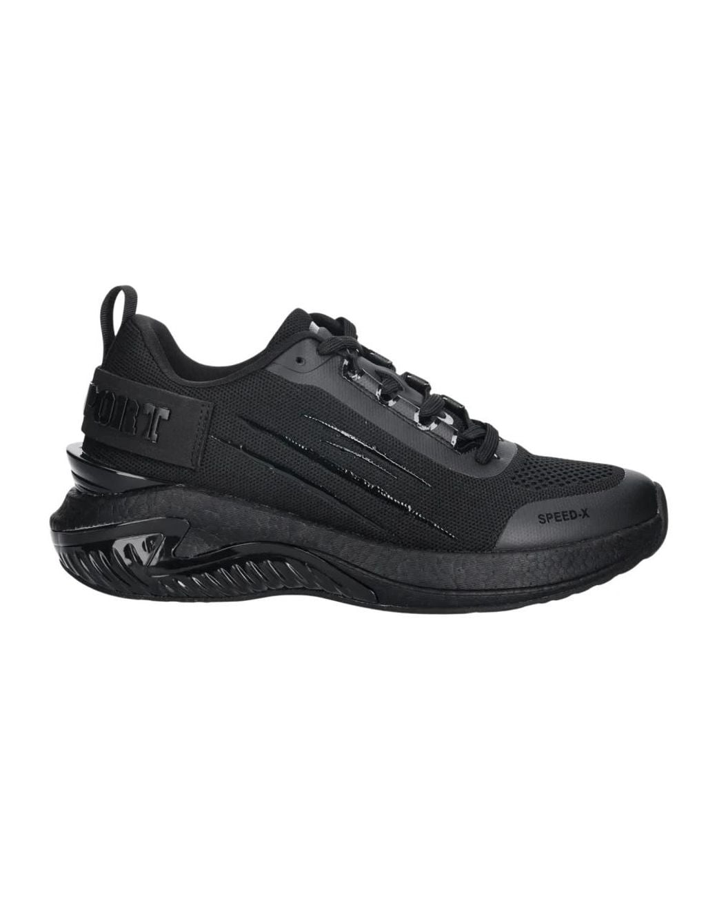 Philipp Plein Black Shadowclaw Sneakers