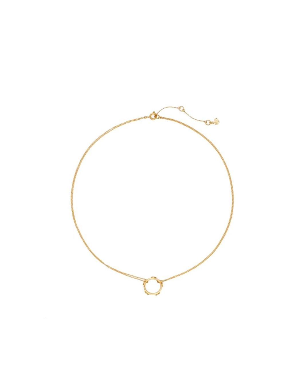 Tory Burch Metallic Icon Studs Circle Anhänger