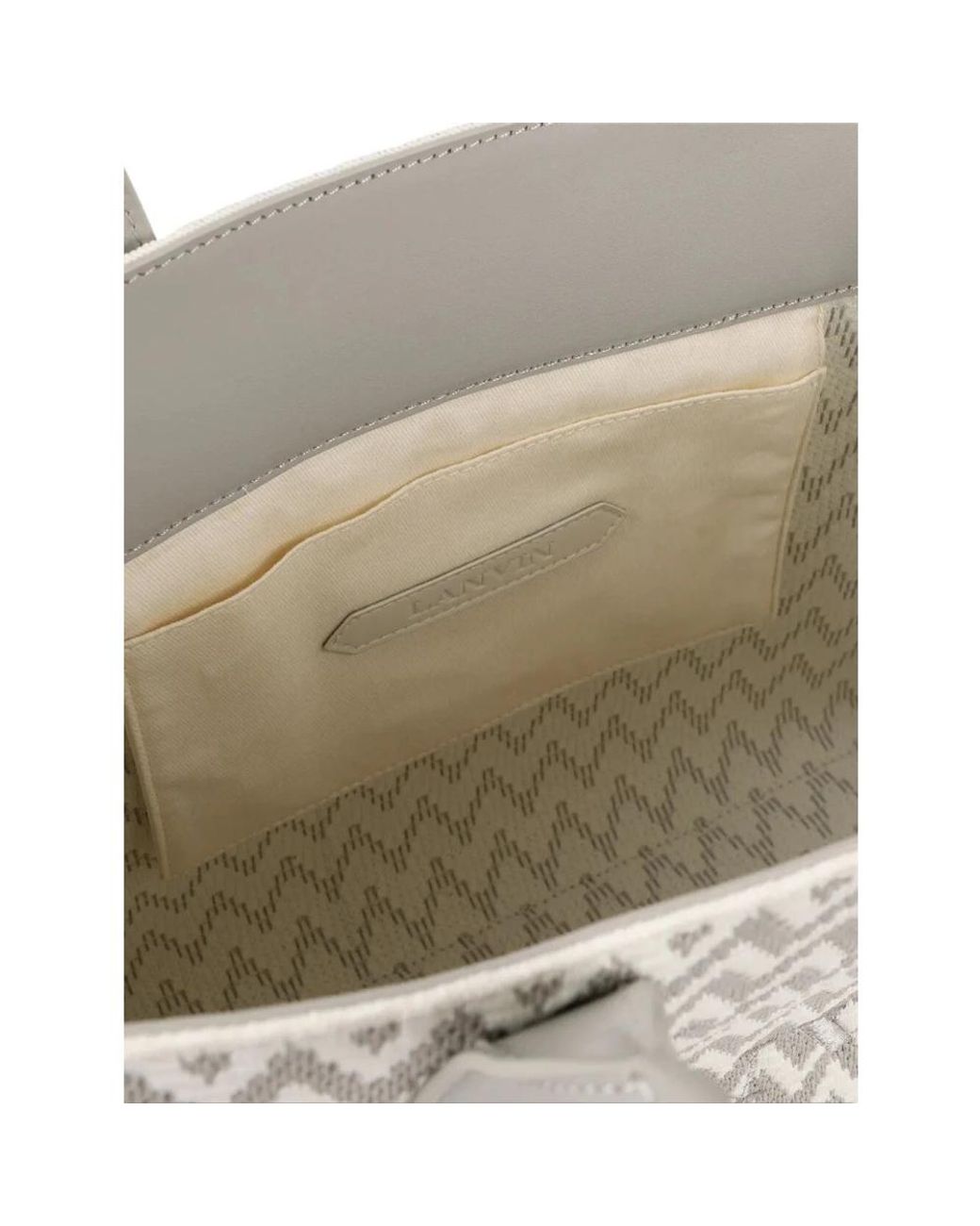 Lanvin Gray Shopping Bags