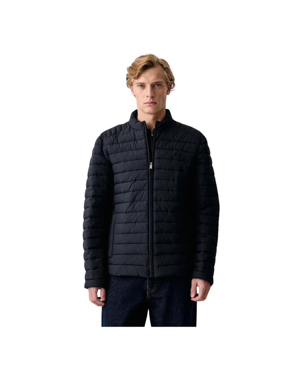 Trussardi Jassen ,Blauw ,Polyester Donsjacks in het Black voor heren