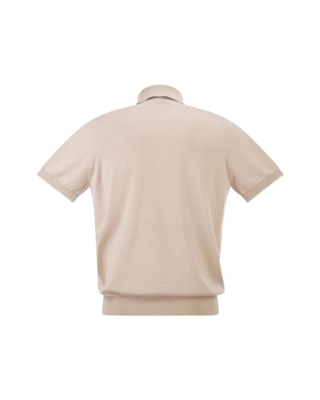 Brunello Cucinelli Natural Polo Shirts for men