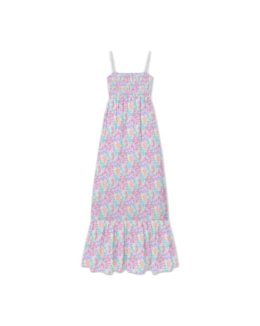 Mc2 Saint Barth Purple Maxi Dresses