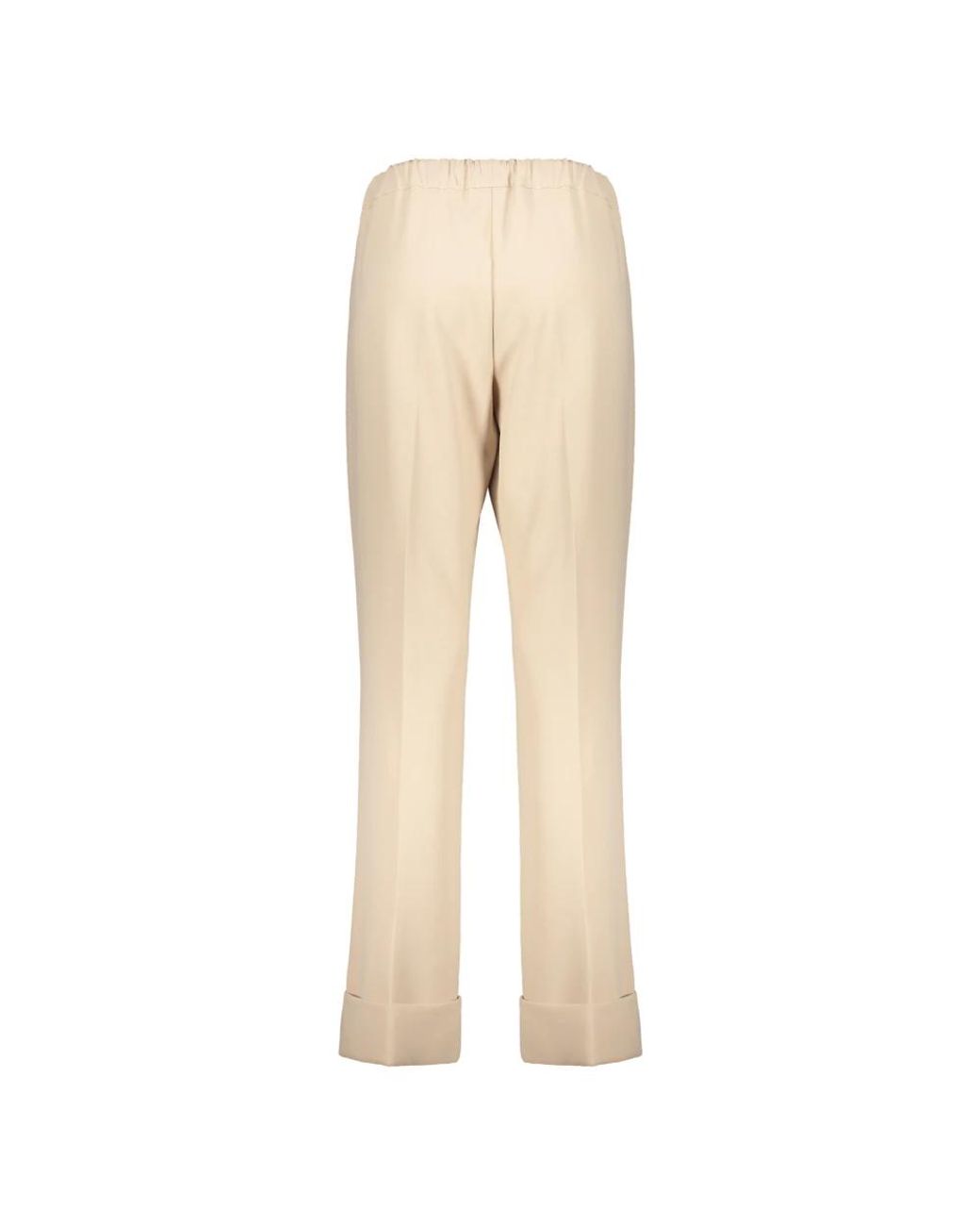 Herno Natural Cropped Trousers
