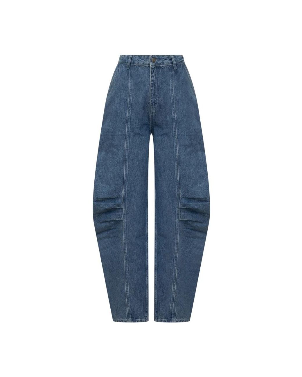 ROTATE BIRGER CHRISTENSEN Blue Loose Fit Jeans