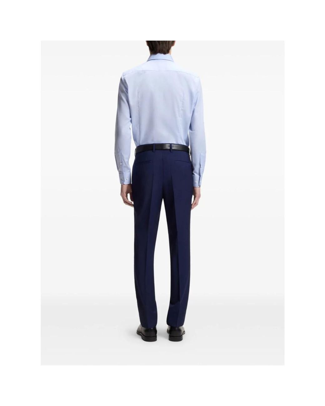 Boss Blue Formal Shirts for men