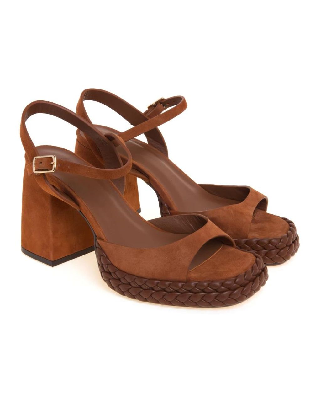 Castaner Brown High Heel Sandals