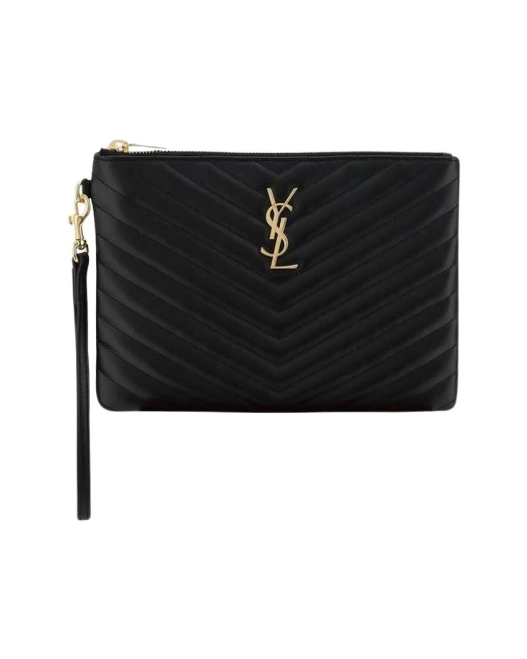 Saint Laurent Black Clutches