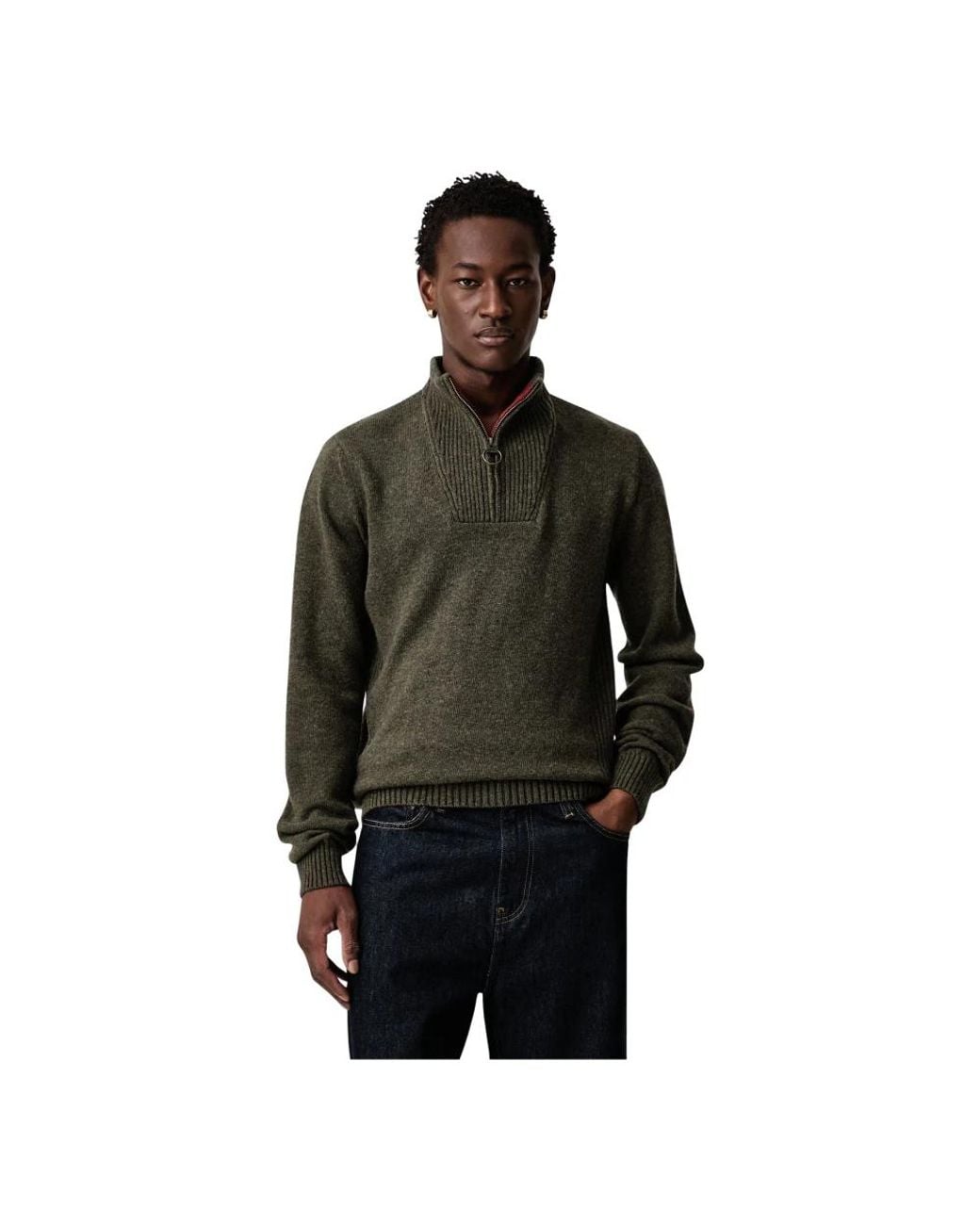 Turtlenecks Barbour de hombre de color Black