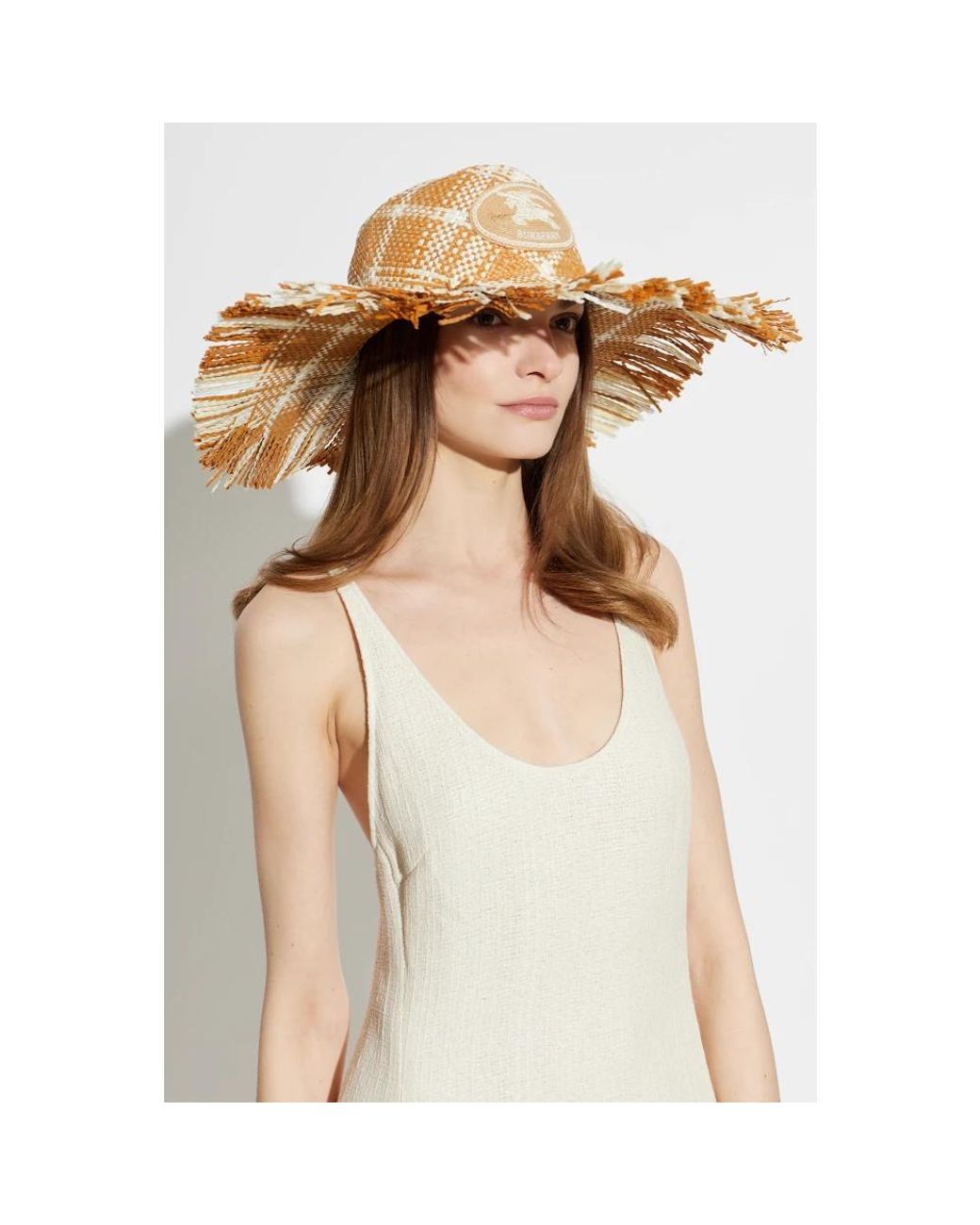 Hats di Burberry in Natural
