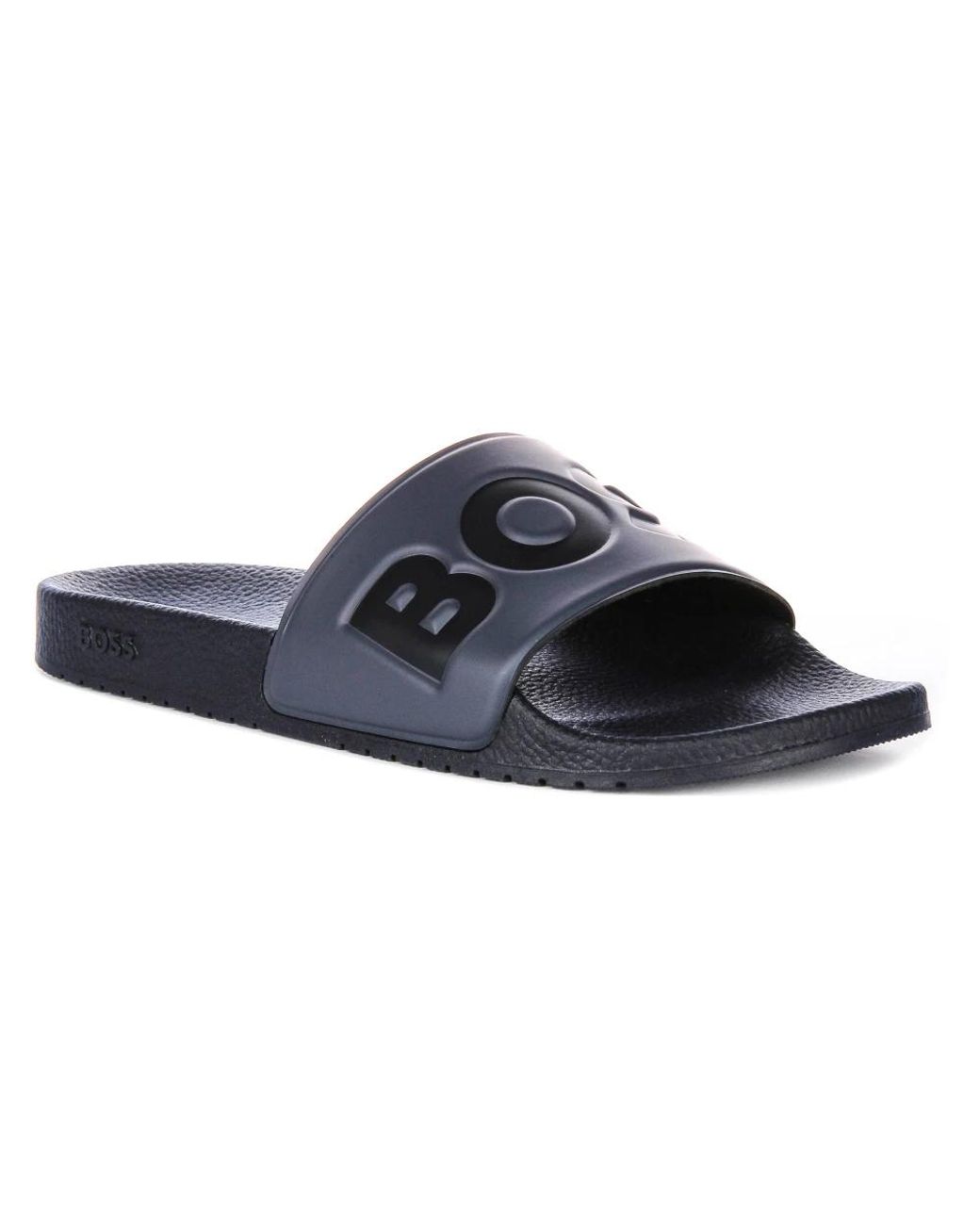 Boss Blue Sliders for men