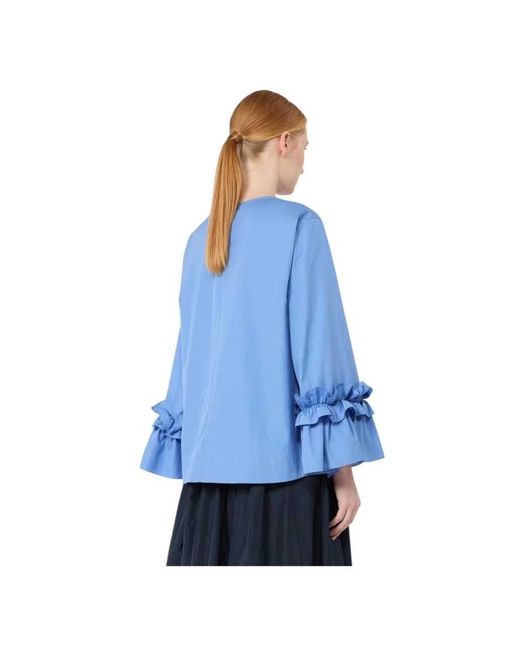 Max Mara Blue Blouses