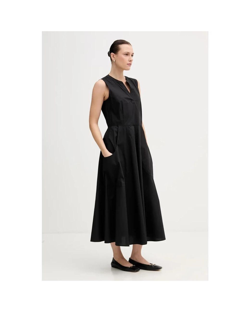 Midi Dresses DKNY en coloris Black