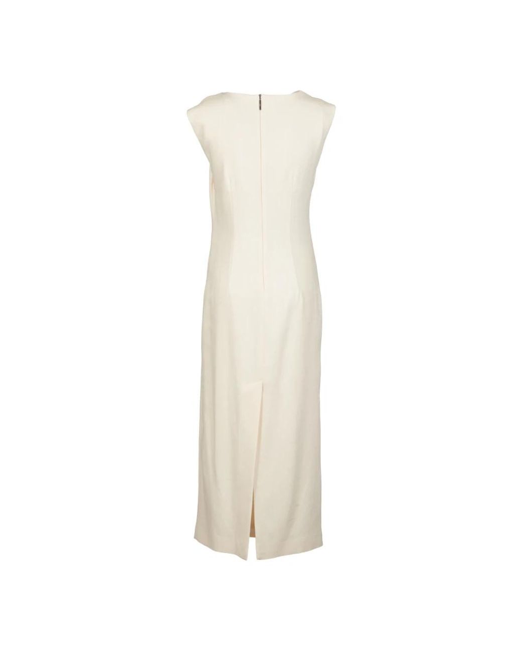 MSGM Midi Dresses in Natural | Lyst
