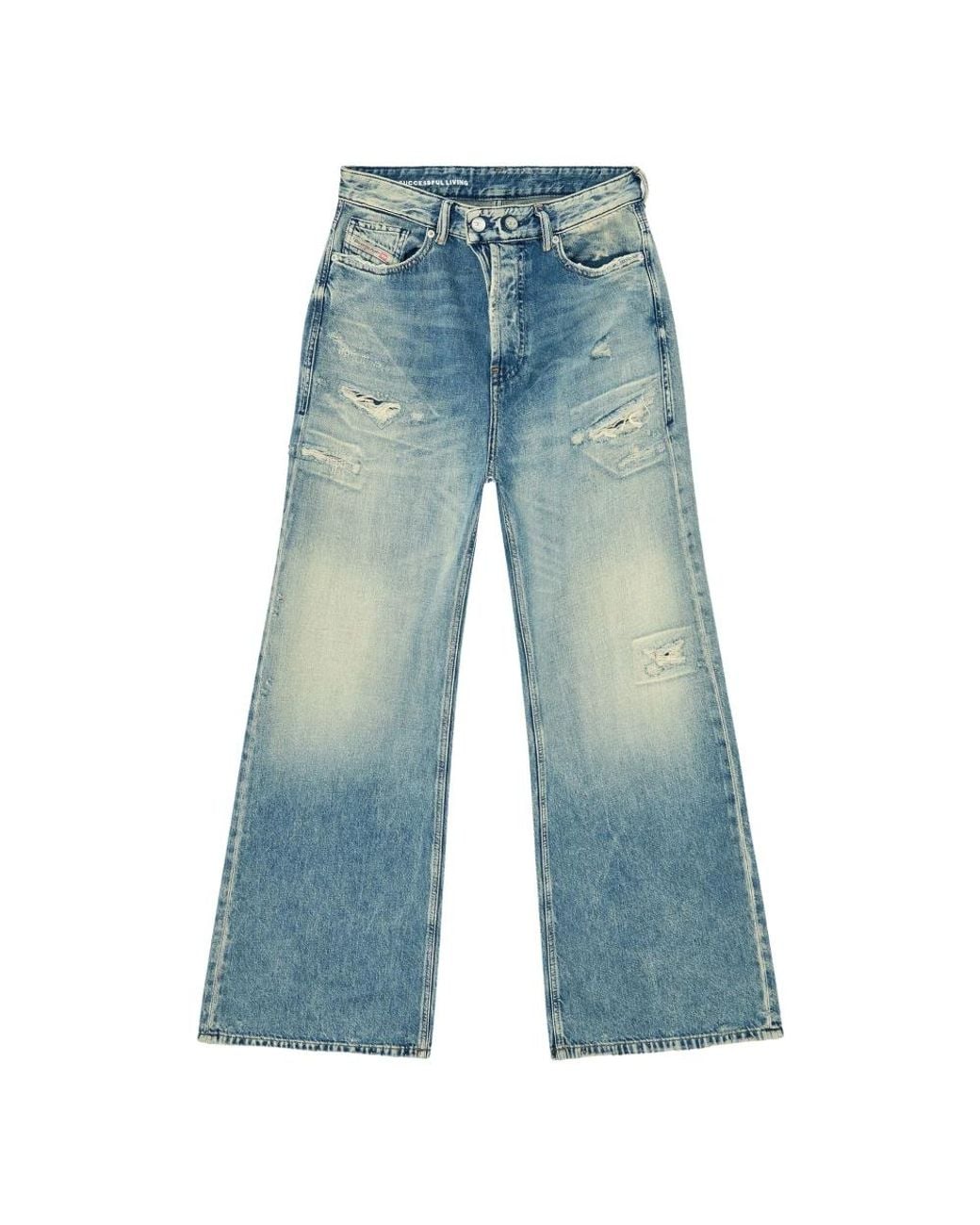 DIESEL Blue Wide Jeans