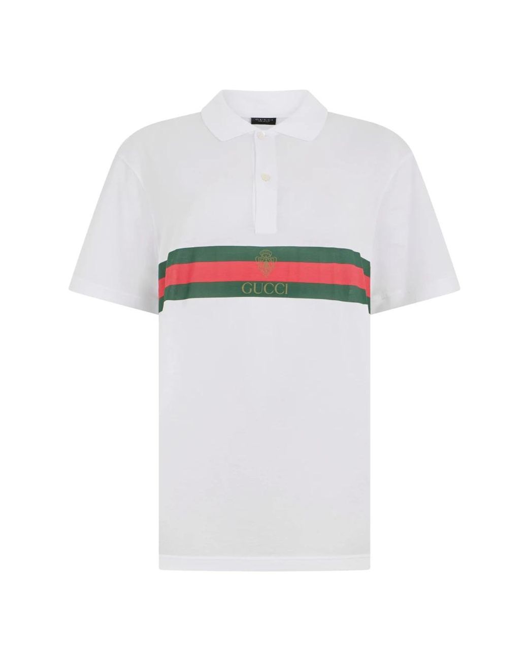 Gucci White Polo Shirts for men