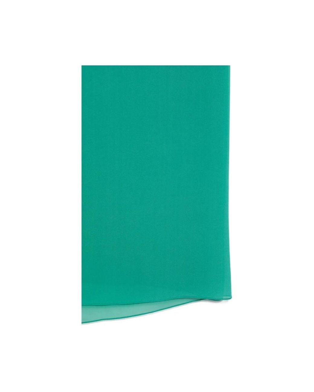 Max Mara Green Silky Scarves
